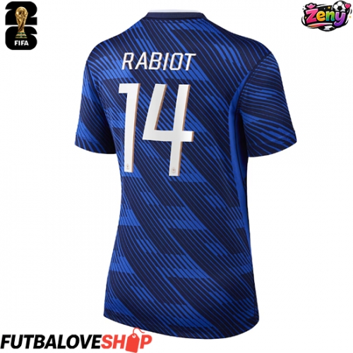 Dres Francúzsko Adrien Rabiot #14 Domáci pre Ženy MS 2026 Krátky Rukáv